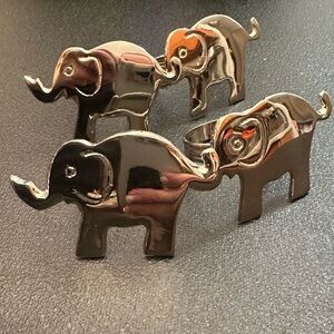 Silver coated Elephant Rings